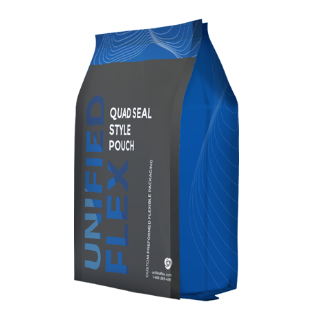 Quad Seal Bag or Quad Seal Pouches