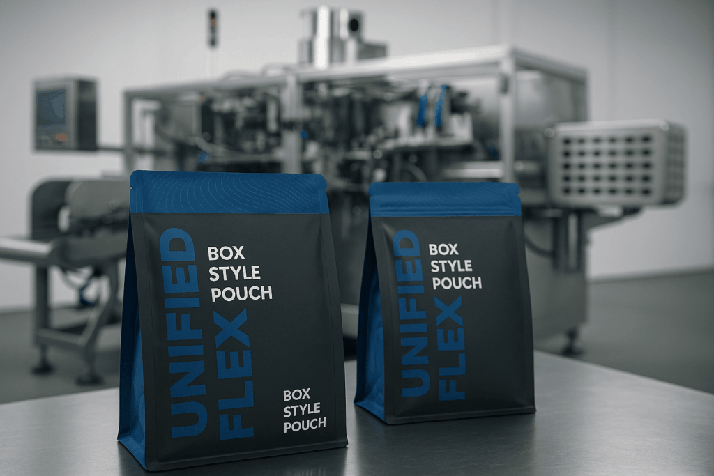 liquid filling machines, stand up pouch, packaging machine, Unified Flex