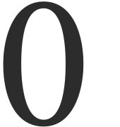 Zero Number Graphic