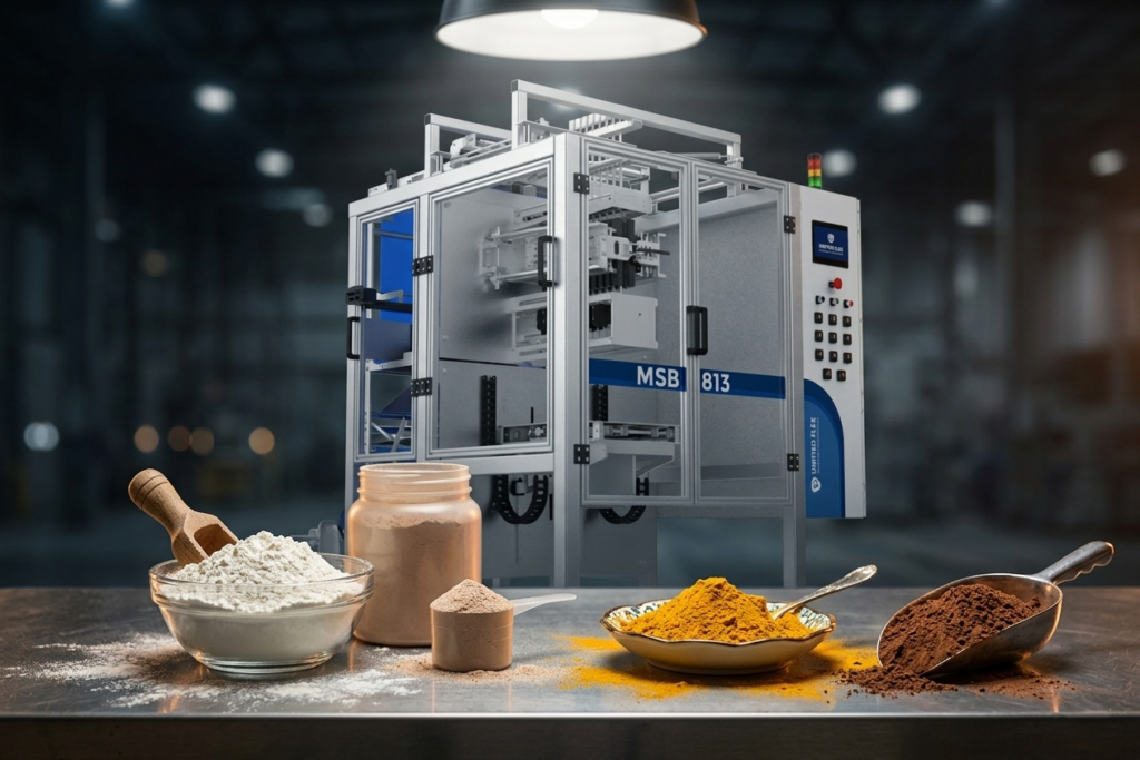 Learn how Unified Flex powder filling machines handle multiple powders efficiently, reducing waste and maximizing production margins.