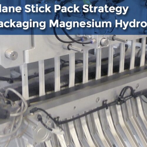 Multilane Stick Pack Machine used for packaging magnesium hydroxide powder